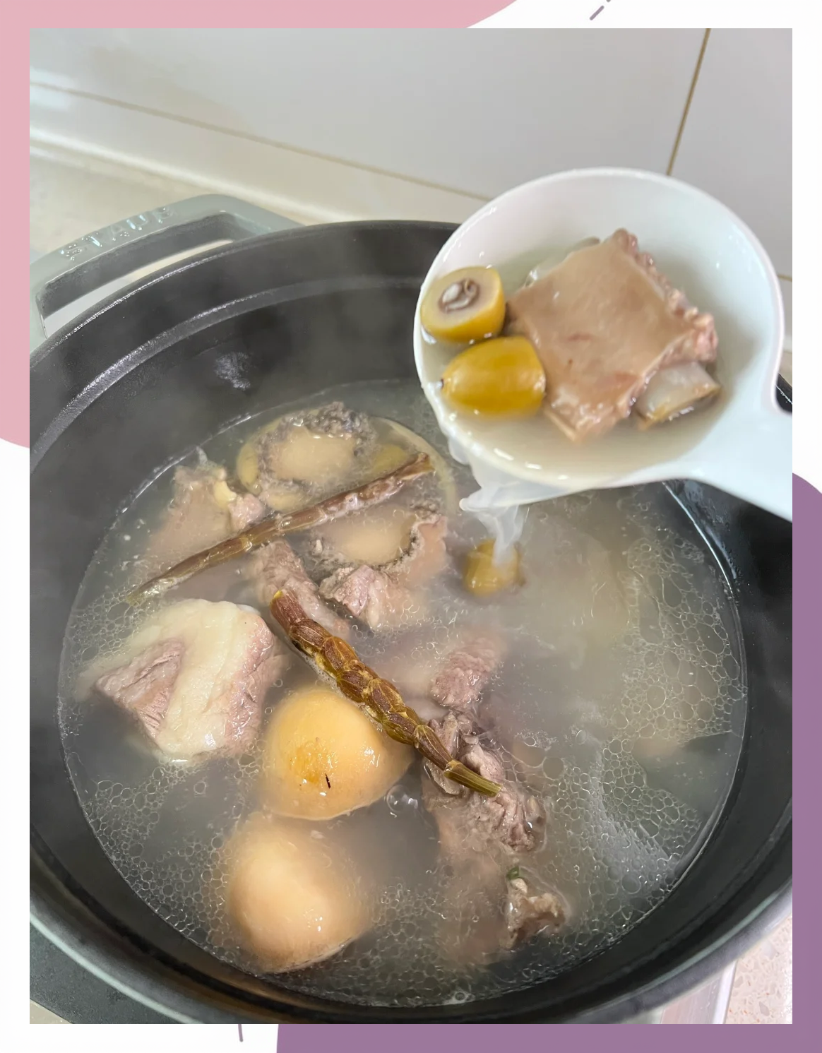 鲍鱼排骨汤的做法